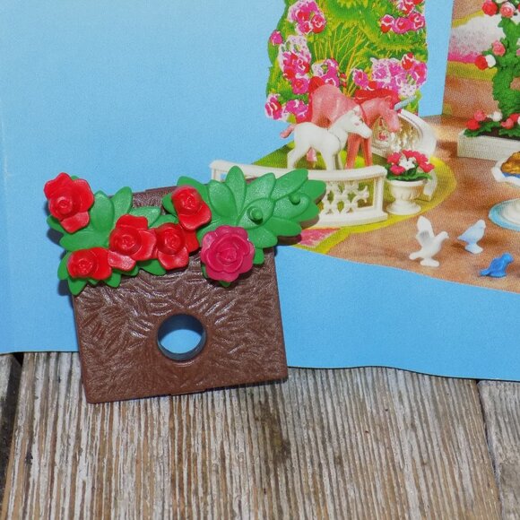 BROWN ROSE PIECE Playmobil 4165 Princess Wedding Advent Calendar 2011 piece. - Picture 1 of 7